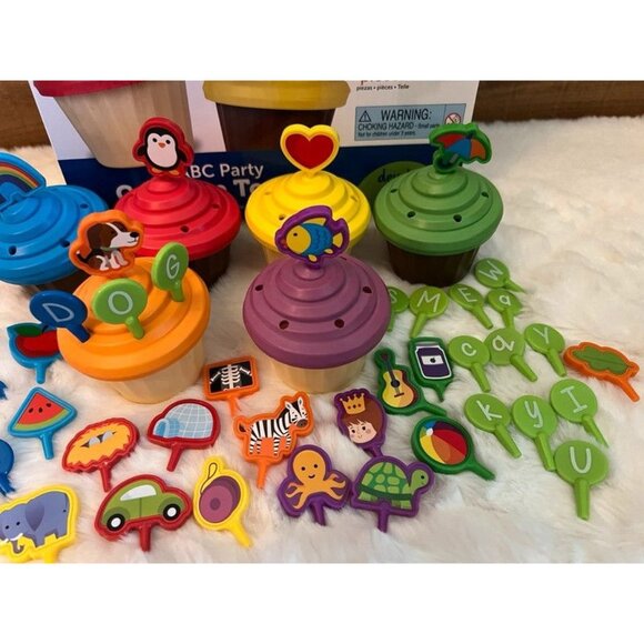 Children’s Learning Game “ ABC Party Cupcake Toppers” - Picture 3 of 5
